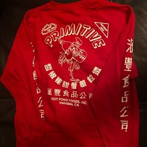 Red Primitive Graphic Long Sleeve